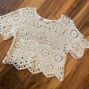Rebellion crochet crop top